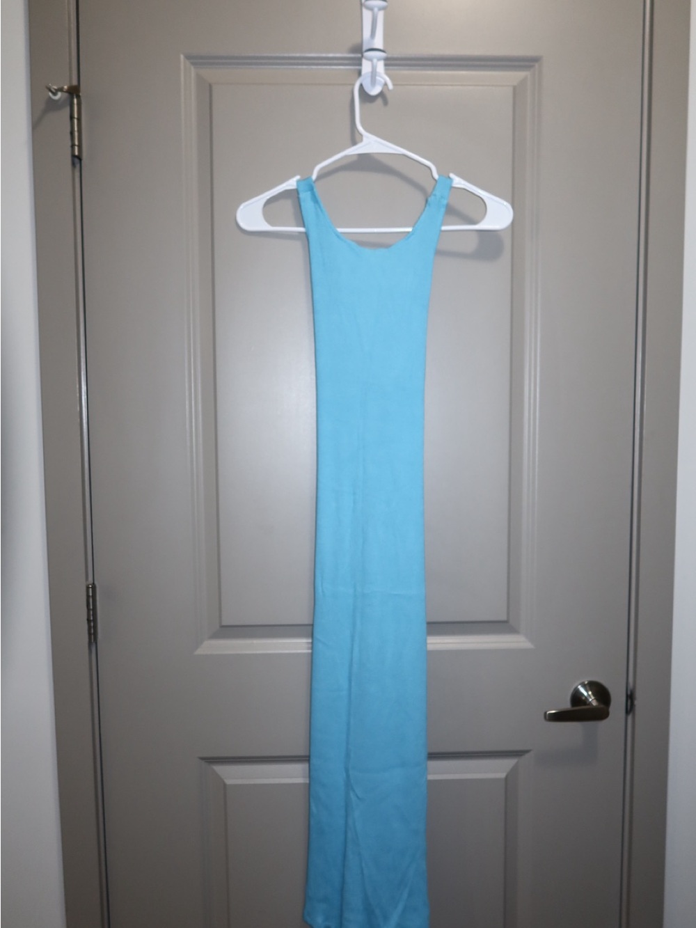 Light Blue Open/Crossback Dress